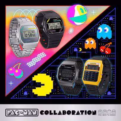 Casio rolls out new PAC-MAN watches for the game’s 45th anniversary
